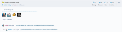Screenshot 2022 10 08 at 08 51 29 Seite 2 wpForo User Custom Fields im Beitrag anzeigen