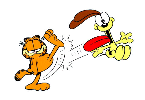 Garfield und Odie